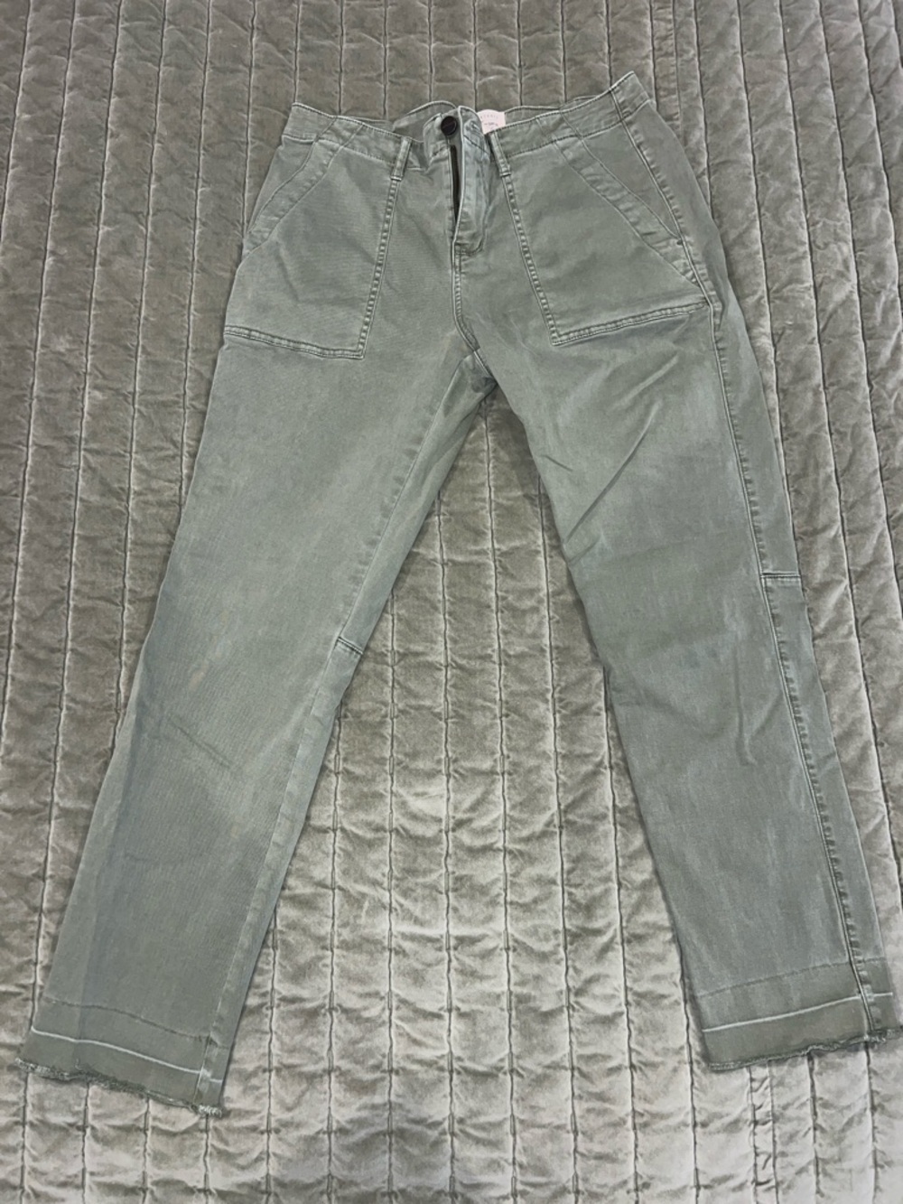 Sanctuary Dusty Sage Utility Cargo Pants